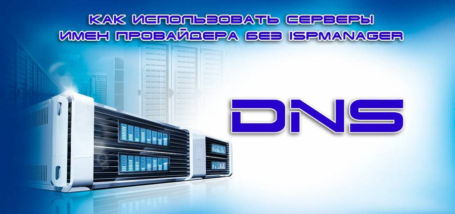 Как использовать серверы имен провайдера без ISPmanager