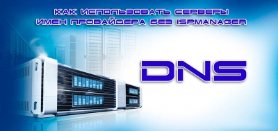 Как использовать серверы имен провайдера без ISPmanager
